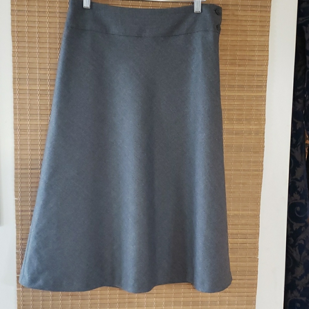 Talbots  grey skirt A-line 6P